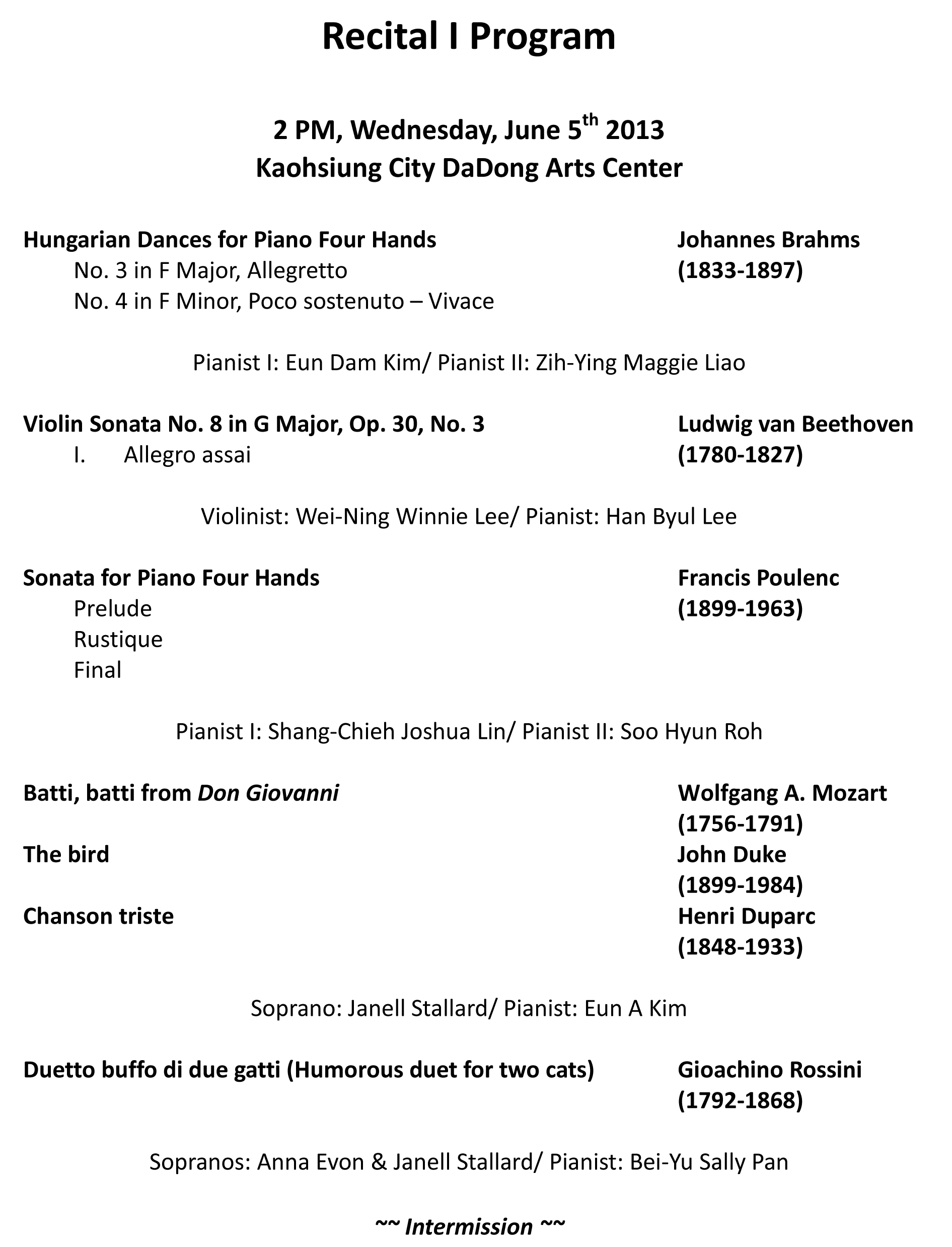 學術交流音樂會I節目單-1